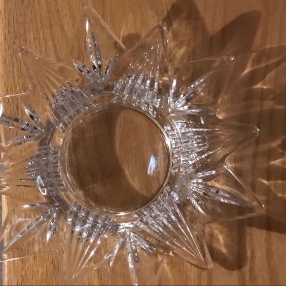 Mikasa Starmist Clear Glass Crystal Candleholder - Picture 5 of 8